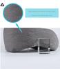 U-Shaped Ice Silk Memory Foam Neck Pillow for Cervical Support and Travel