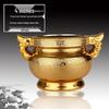 Ceramic Indoor Incense Burner for Buddhist Offerings - Small Holder for Living Room or Buddhist Hall.
