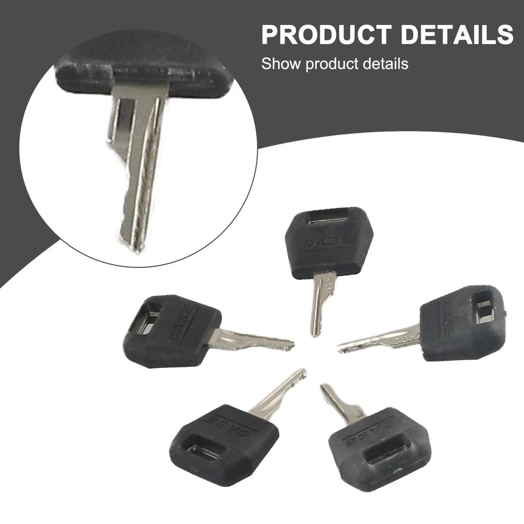 5Pcs Zündschlüssel 1964831C2 Für Fall Traktor Planierraupe Bagger 3394 4494 5120 5130