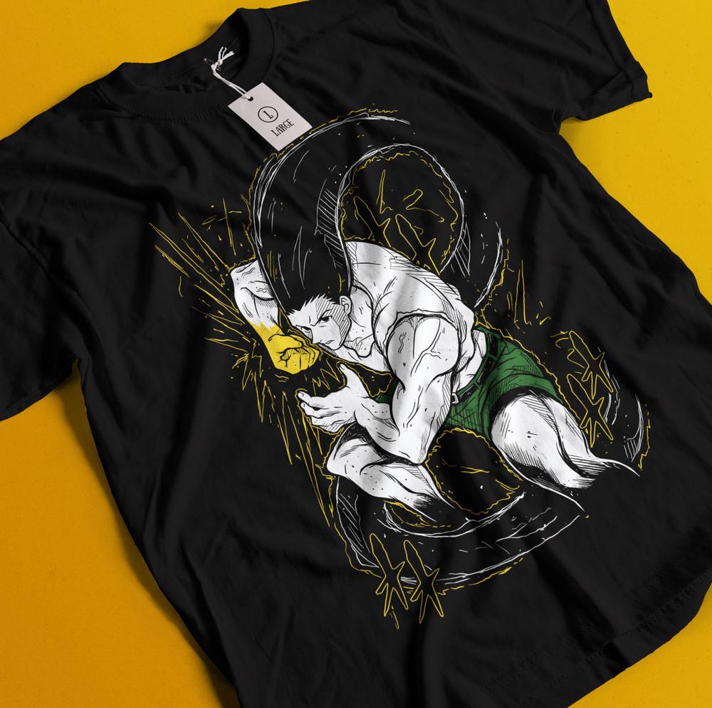 

Gon Shirt Hunter X Hunter HXH Hisoka Tshirt Killua Tee T-Shirt Meruem Kurapika M