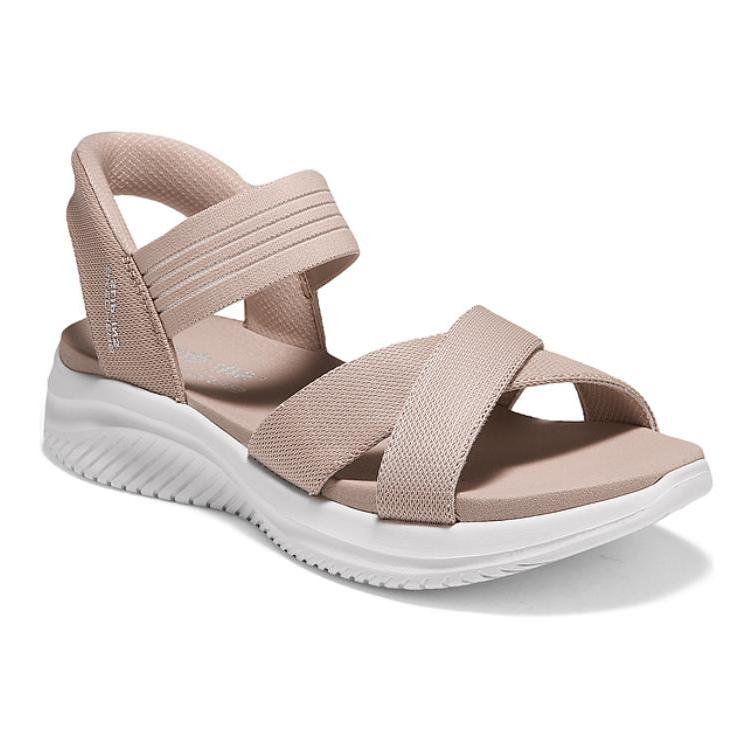 Skechers Cali Lightweight Soft Comfortable Kickproof Breathable Kids Sandals Kids Sandals Nude-Pink 119975-BLSH