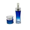 ALBION Glas-Hautpflegeflasche mit Lotionpumpe, 120ml & 100ml, Leerer Behälter für Kosmetik-Essenz