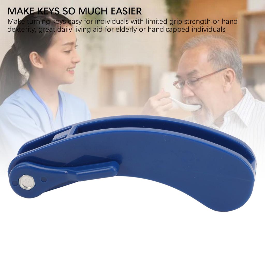 Pomůcka k otáčení klíčů pro lidi se slabým úchopem Pomůcka k otáčení klíčů od auta Nástroj pro držení rukou pro starší seniory