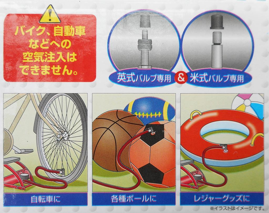 SAGISAKA Fahrradluftpumpe Fußpumpe Einzeln mit Manometer 33341