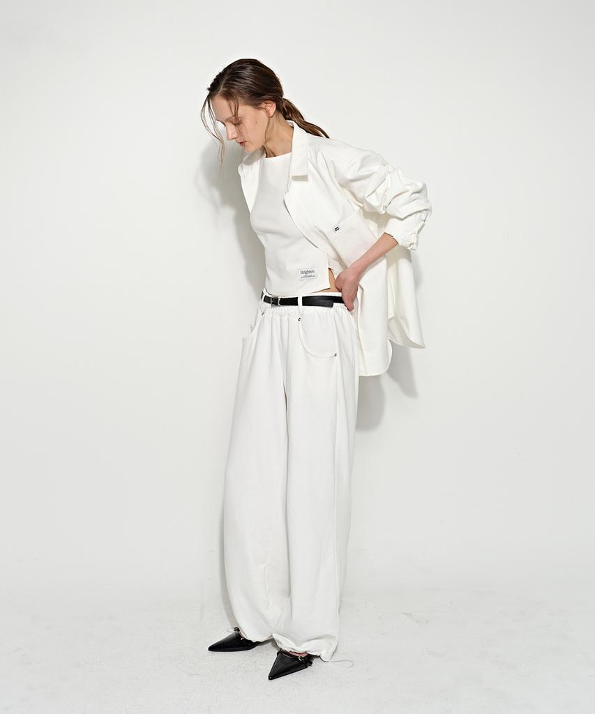 Beulaiteun Oversized Cotton Shirt White