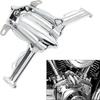 HDBUBALUS Motorcycle Tappet Lifter Block Accent Cover for Harley Twin Cam Street Glide Road King 1999-2017 Chrome
