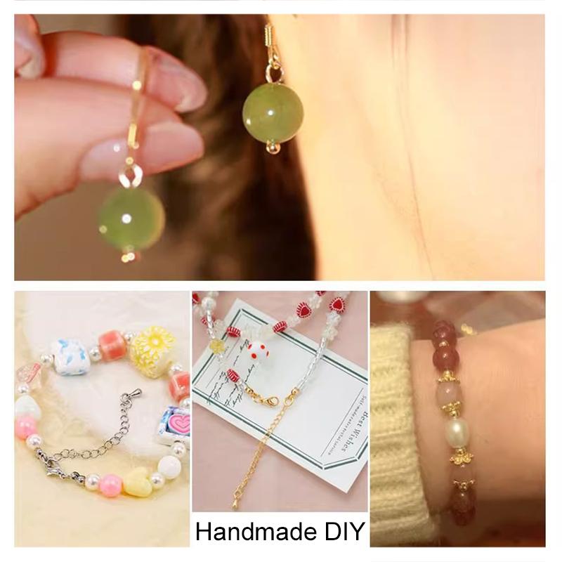 Ear Hook Accessory Kit with Storage Box Handmade DIY Production Jewelry Material Package Alloy for Bracelet Necklace Earring TMZ