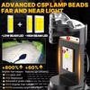 Ultra-bright High-power LED Lens Headlight H4 for Cars, One Piece