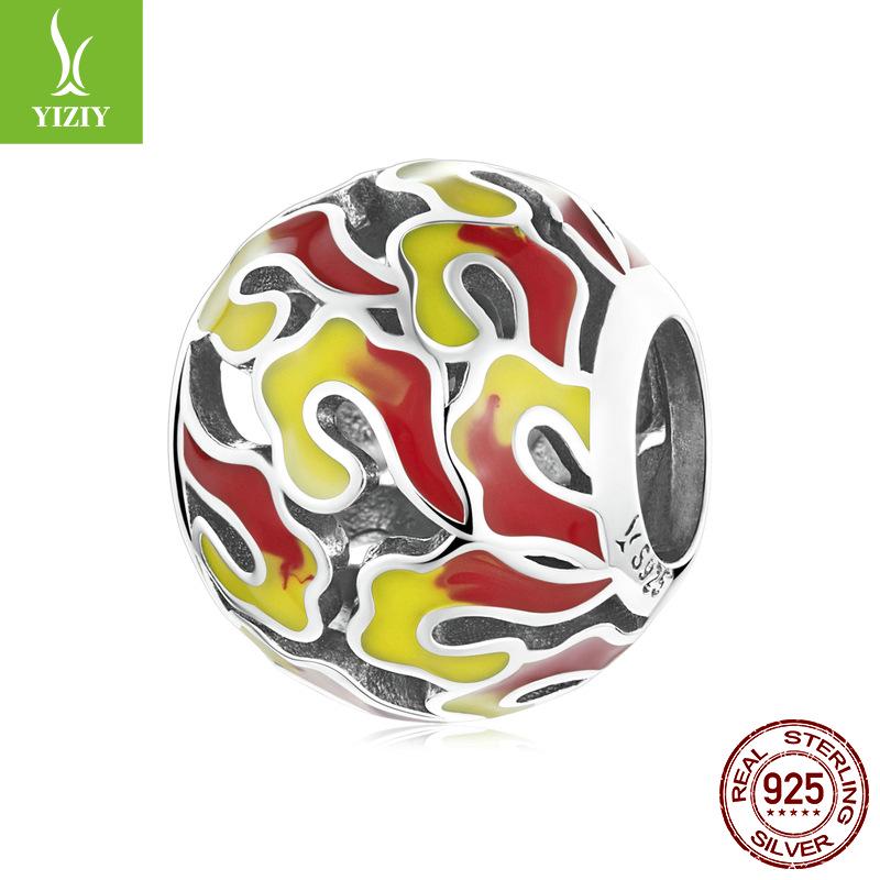 Silver Ziyun New Year DIY Bracelet Kit: Sterling Silver Koi Blessing Beads
