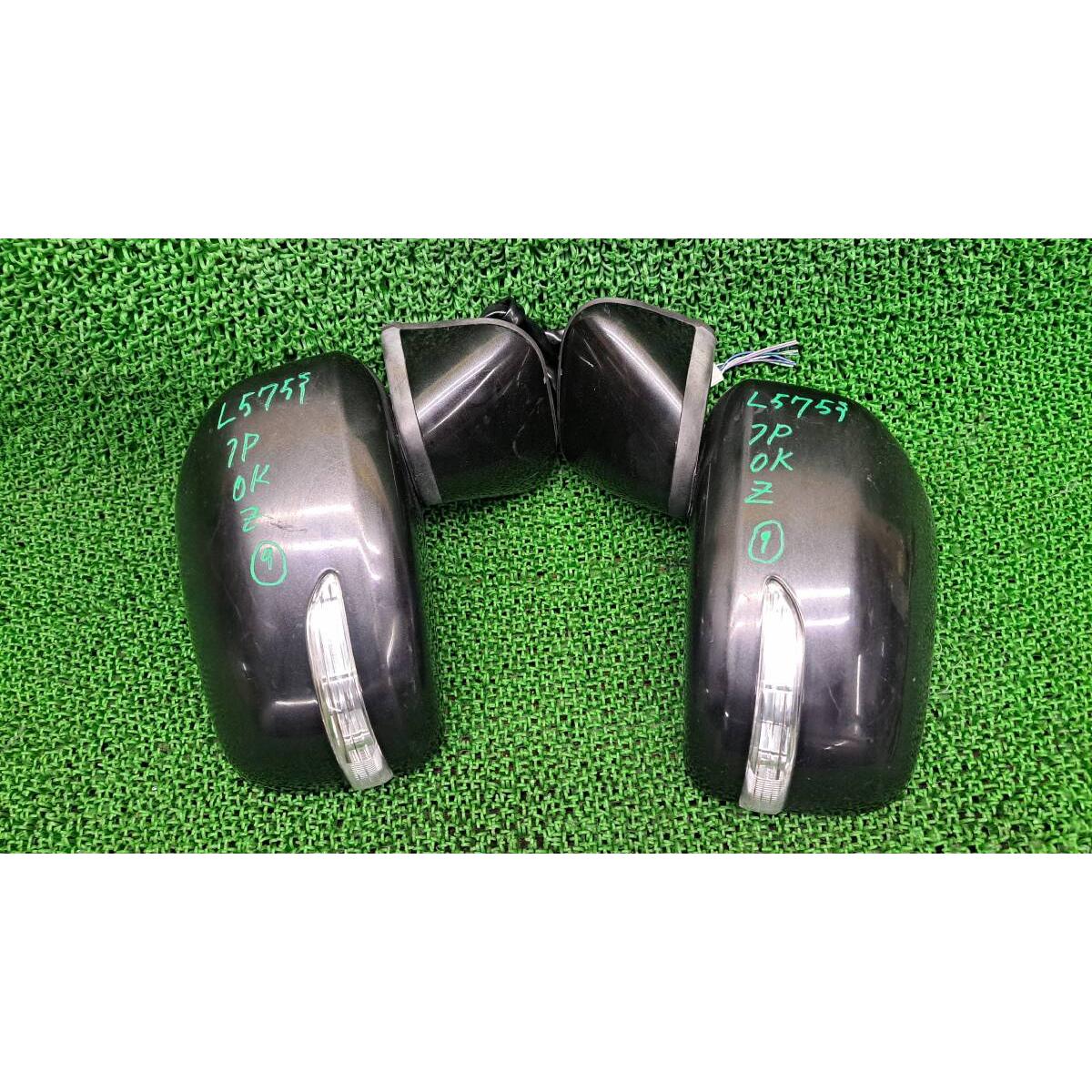 Move Conte Custom L575S L585S Door mirror with turn signal Left and right Side mirror Driver side/Passenger side Right Left 7P Operation