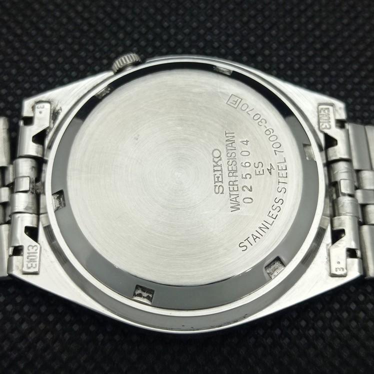 POUŽITÉ VINTAGE SEIKO 5 AUTOMATIC 7009A JAPONSKO PÁNSKÉ ORIGINÁLNÍ HODINKY CIFERNÍKU a415779-2 SKU621d-a415779