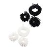 Halloween Victorian Collar Cuff Set Renaissance Neck Ruff Clown Collar and Wrist Ruffle Cuff for Women's Cosplay Costume