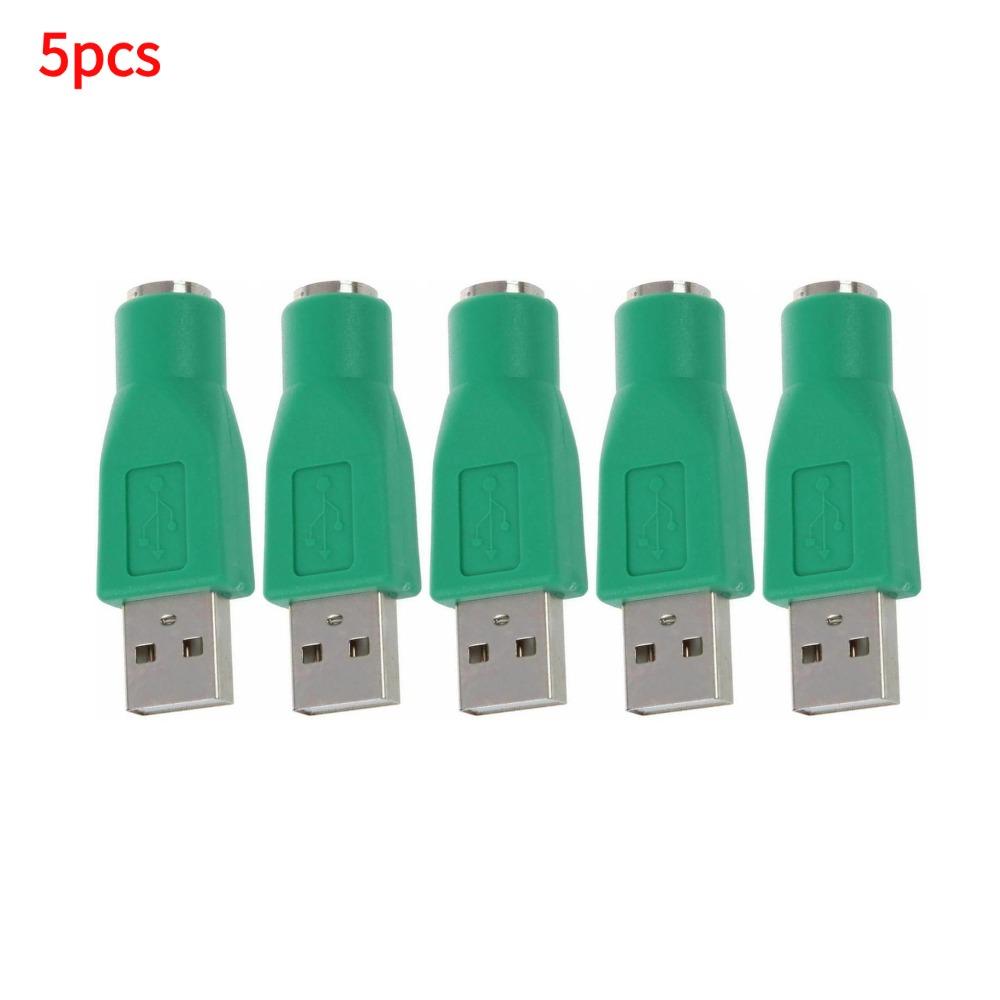 USB Male Port to PS/2 Female Converter Adapter for PC Computer Keyboard Mouse to USB 1.1 2.0 Min Computer Converter Accessories