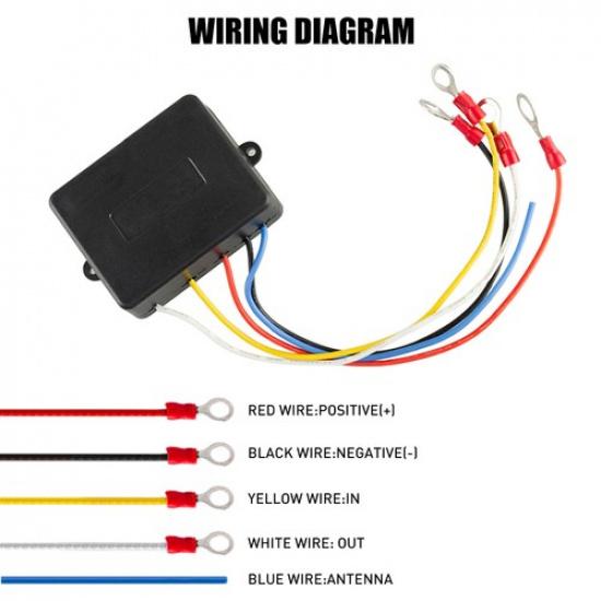1 Wireless Set Control Winch Remote Kit For Jeep Truck ATV 12V Switch Handsset