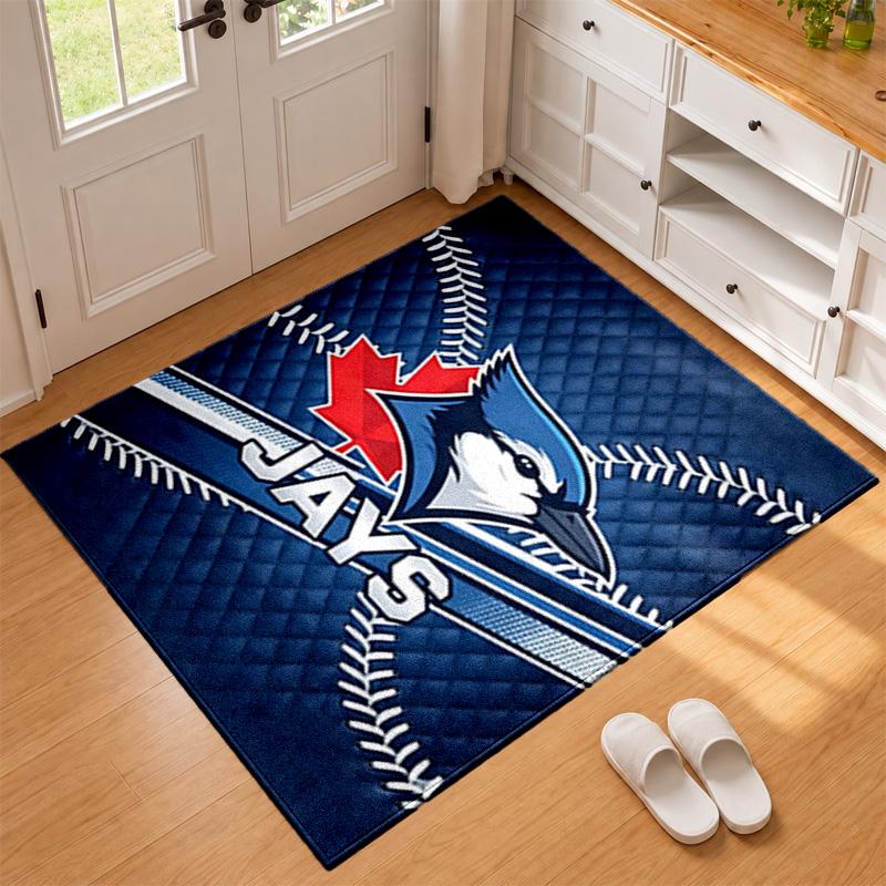 Blue Jays Academy Carpet Door Mat for Living Room or Bedroom Protective Mat Under Chair Office Decoration Christmas Gift Birthday Present