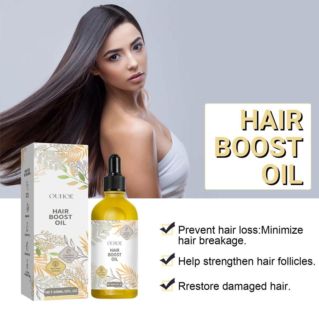 OUHOE Hair Care Essential Oil, Hair Nourishing, Supple and Shiny, Improving Hair Texture, Moisturizing Care Essential Oil
