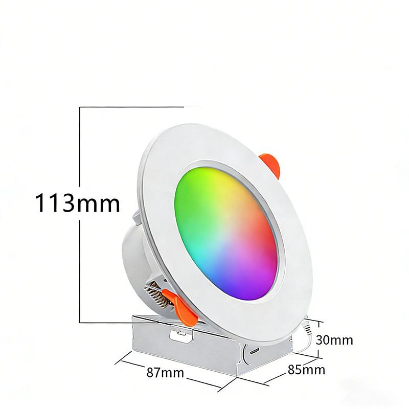 Led Downlight 10W Recessed Downlights Rgb App Remote Control Color Changing Light Led Spot Lamp For Home Decor Lighting