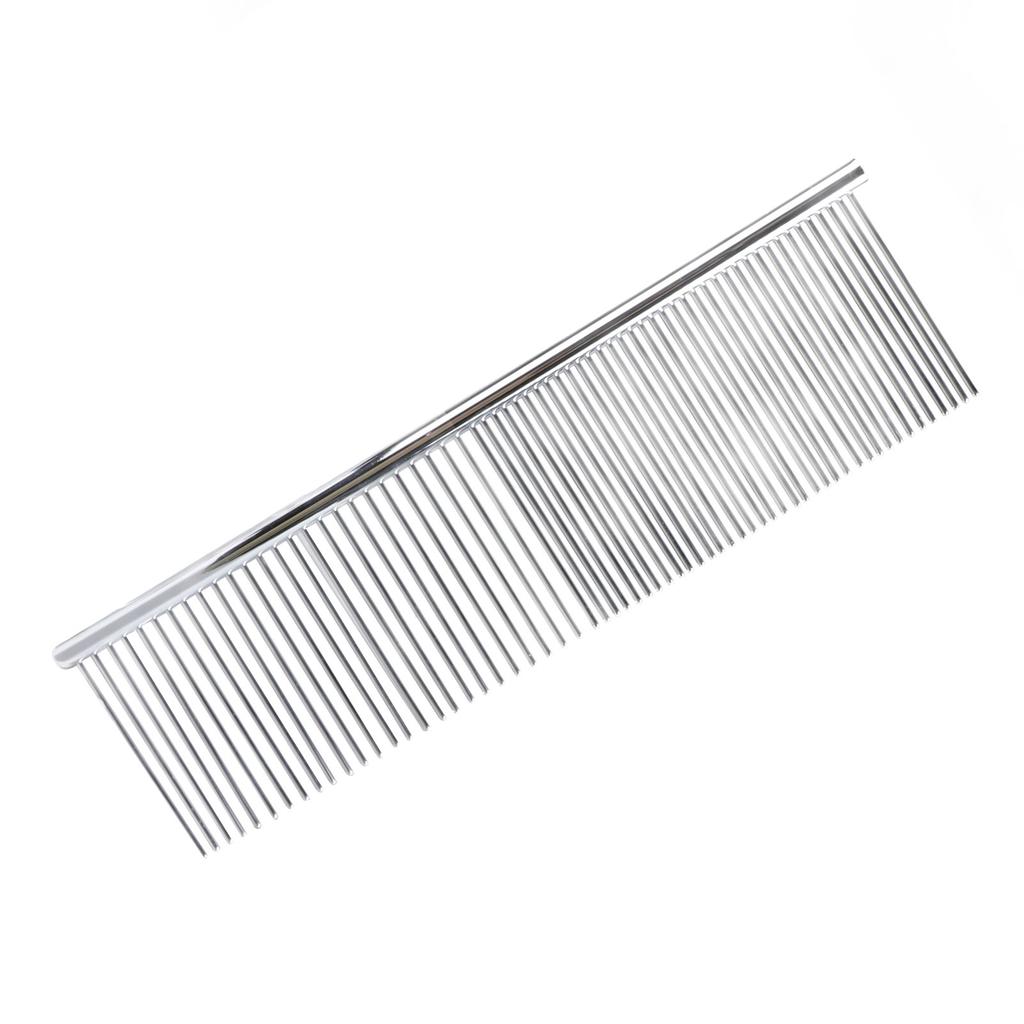 Hundekammer Profesjonell Metall Kattekam Stellverktøy med Ergonomisk Håndtak for Fjerning av Floker og