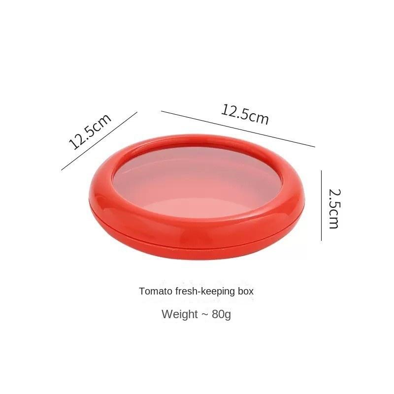 Urocze przezroczyste pudełko w kształcie owocu do przechowywania świeżych warzyw i owoców w kuchni i lodówce