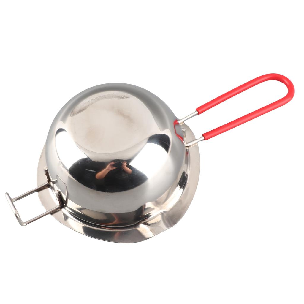 500ml Chocolate Melting Pot 304 Stainless Steel Versatile Melting Pot for Candy Cheese Butter Candle Making