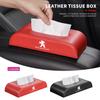 Car Tissue Box Armrest Type Leather Organizer Holder Tissue Box For Peugeot 308 408 508 RCZ 208 2008 206 207 307 Car Accessories