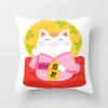 New Style of Lucky Cat Series Pillowcases, Home Office Sofa Pillow Cushion Covers, Seats