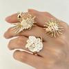 Bohemian Meeres-Metall-Einsiedlerkrebs Verstellbarer Ring - Vintage Europäischer & Amerikanischer Stil 2026