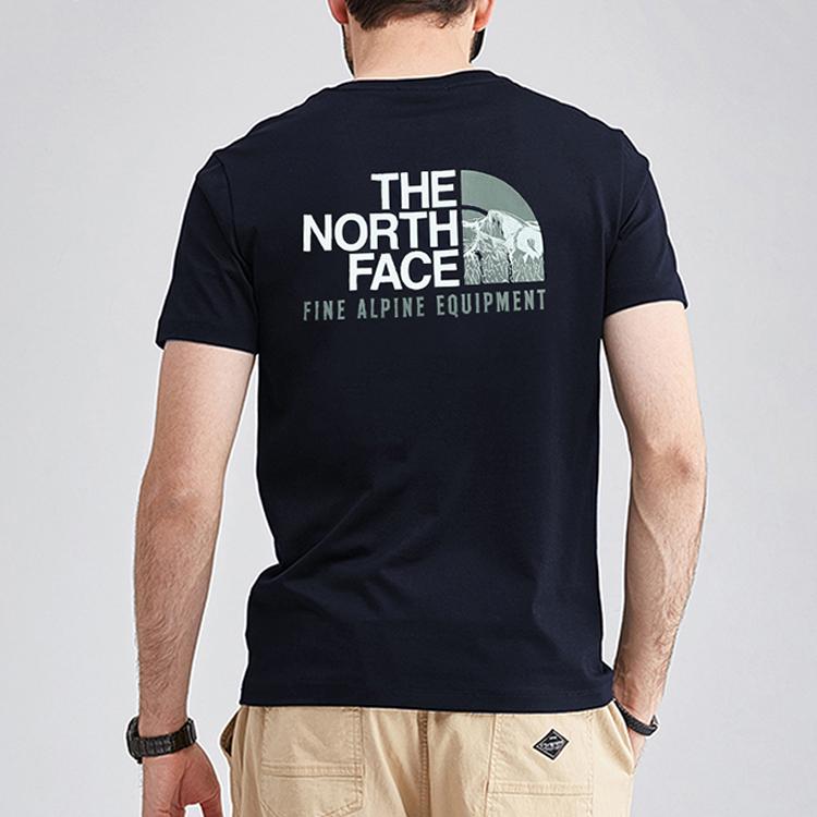 THE NORTH FACE T Shirt Men's Dark Blue NF0A4U9L-RG1