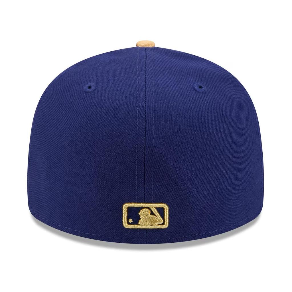 NEW ERA LP59FIFTY Los Angeles Dodgers 2026 Gold Collection Fitted Cap Blue 7-1/4 57.7cm Low Crown Low Profile