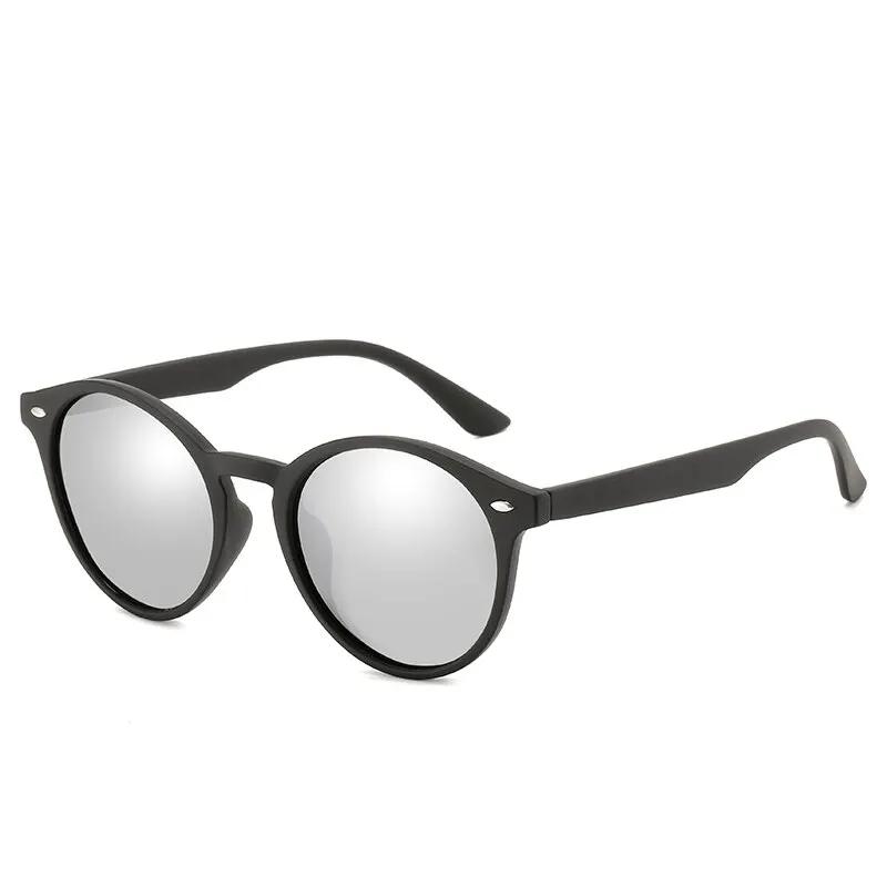 Classic Vintage Fashion round Polarized Sunglasses UV400 Protection Circle Oval Shape for Men Women Travel Driving Designer