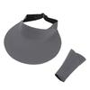 Banxia's same style seamless integrated sun protection hat for women, summer UV protection, open-top, foldable, large brim sun hat
