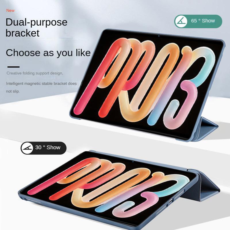 For Xiaoxin Pad Pro 13" GT13 Case TB376FC/TB378FC Idea Tab Pro Gen2 13in Magnetic Folding Stand Soft TPU Back Cover