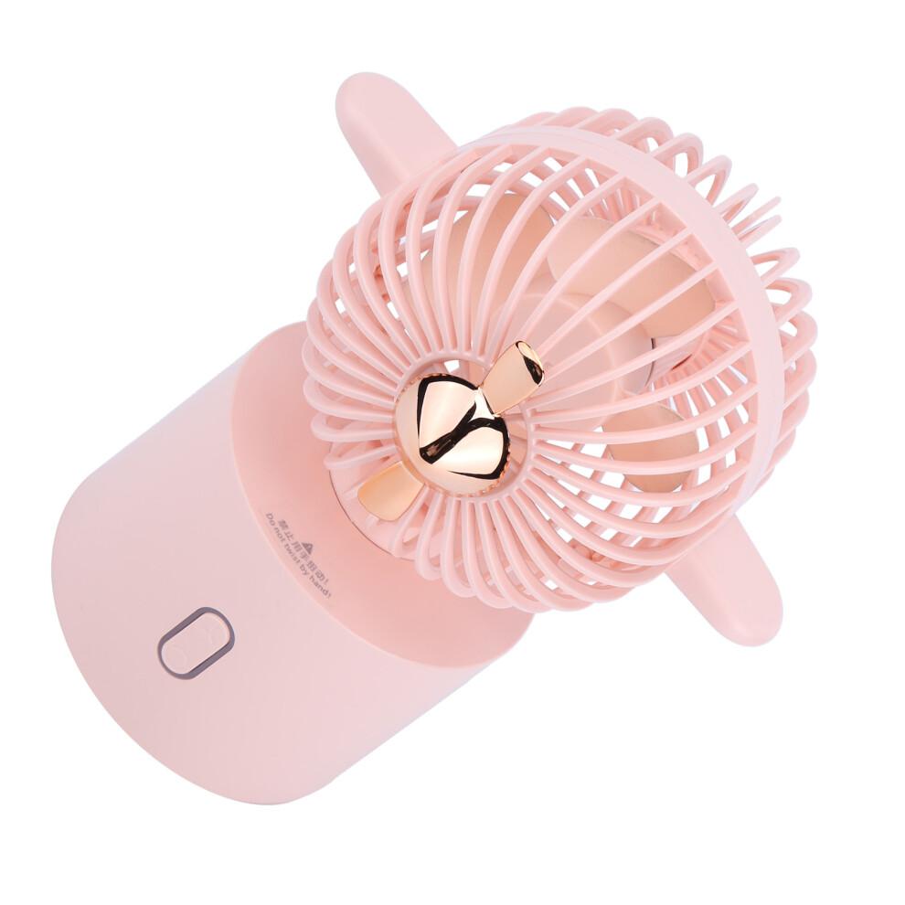 Mini Cooling Fan With Powerful Airflow, Folding Desk Fan Design For Home And Office, USB Rechargeable Battery Operated Handheld Fan With Adjustable Sp