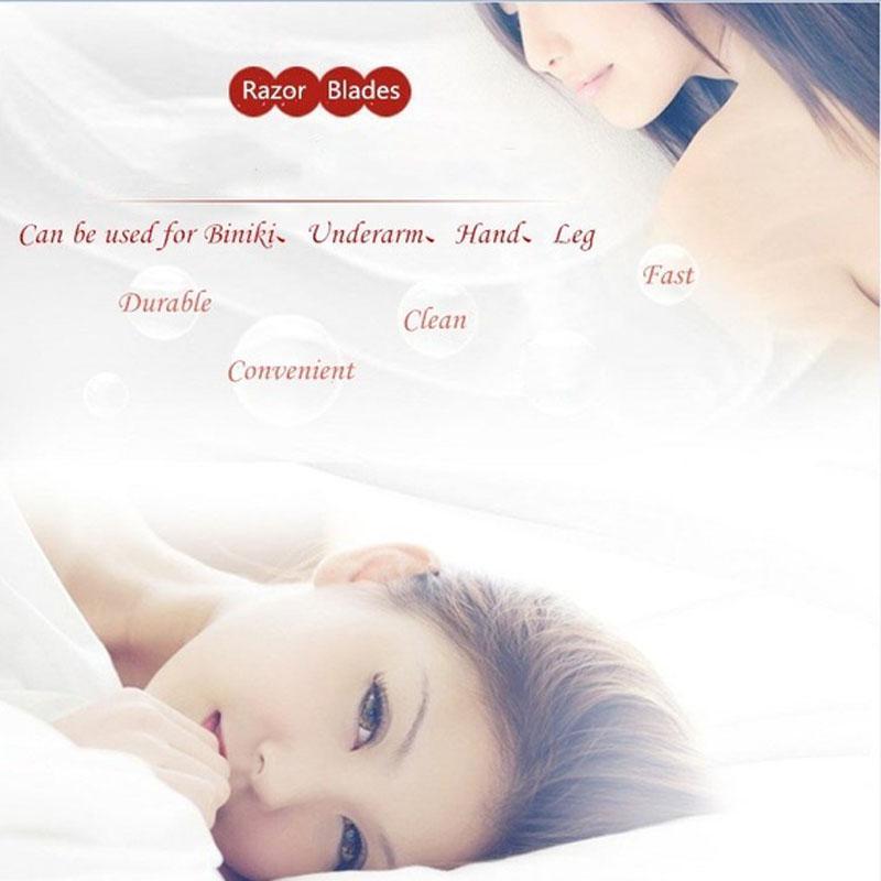 20 PCS Lady Razor Machine Care Body Portable Fashion Replaceable Three Layer Cosmetic Safety Razors Razor Blade