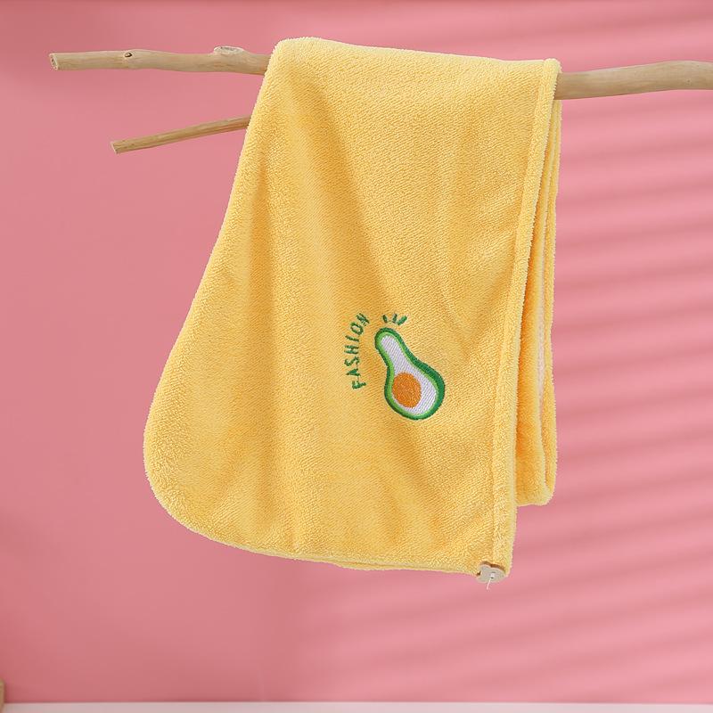Women's Hooded Microfiber Hair Towel with Decorative Elements - Quick Drying and Absorbent