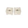 Wear-Resistant, Pressure-Resistant Alumina Ceramic Square Block and Single-Hole Insulator