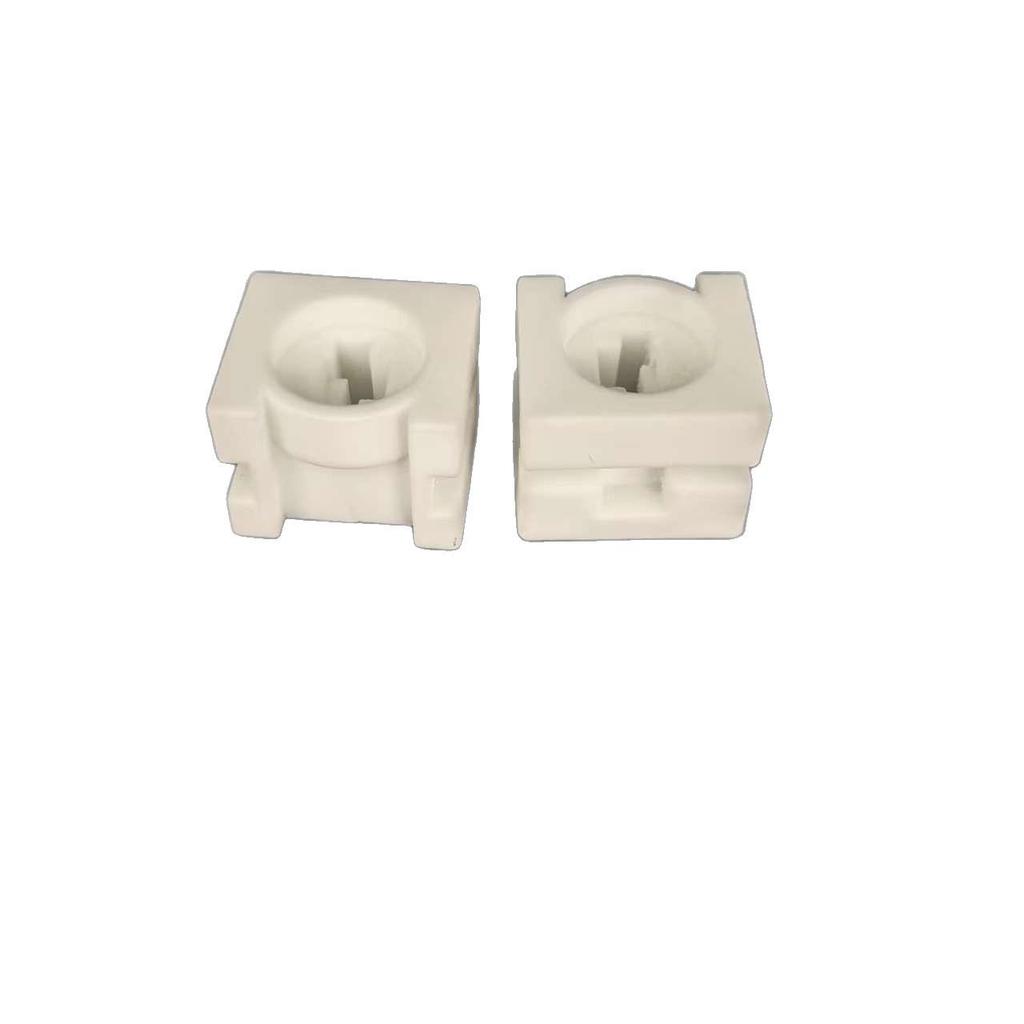Wear-Resistant, Pressure-Resistant Alumina Ceramic Square Block and Single-Hole Insulator