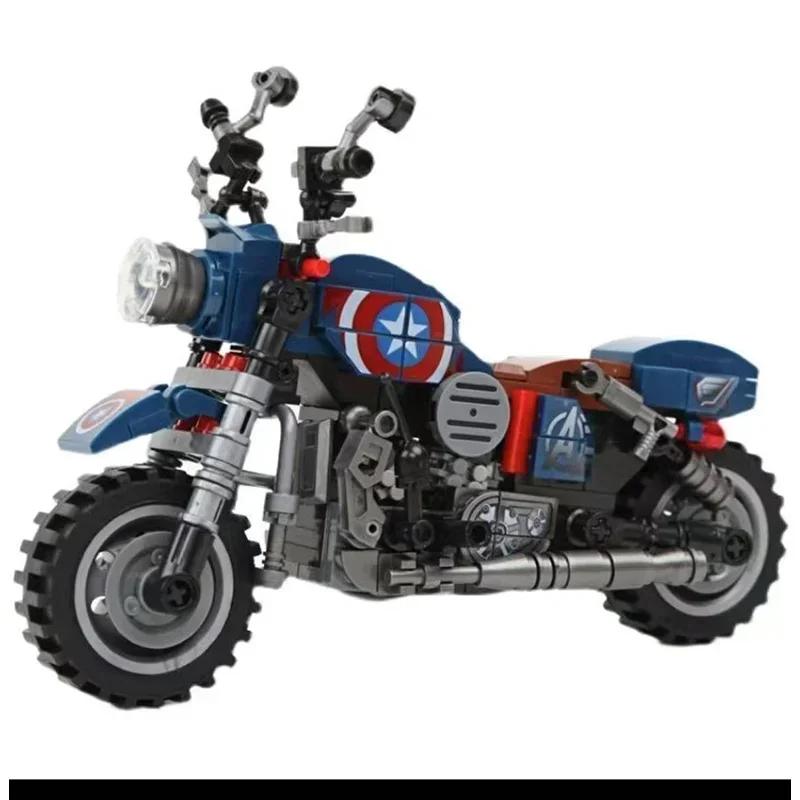 

250 шт. Винтажный мотоцикл Креативный Мех Модель мотоцикла Строительные блоки Сборка DIY Игрушки Набор украшений Подарок Мальчикам Детям День рождения