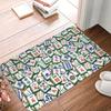 Mahjong Tile Pattern Doormat Non-Slip Entrance Bath Kitchen Floor Door Mat  Toilet Rug Carpet Footpad