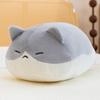 Plush Cat Pillow For Kids Soft Cotton Cuddle Toy With Comfortable Filling