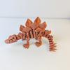3D Printed Dinosaur Skeleton Figure Articulated Movable Fidget Toy Miniature Desktop Decoration Craft Model Gift For Kids