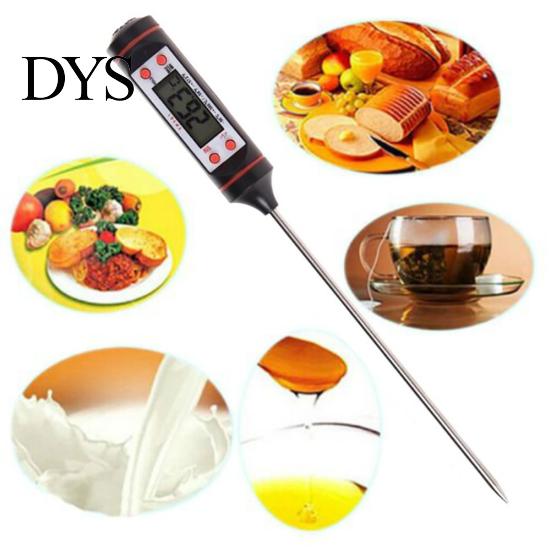 Kitchen Electronic Digital Thermometer Cooking Food Probe for Meat Water Milk