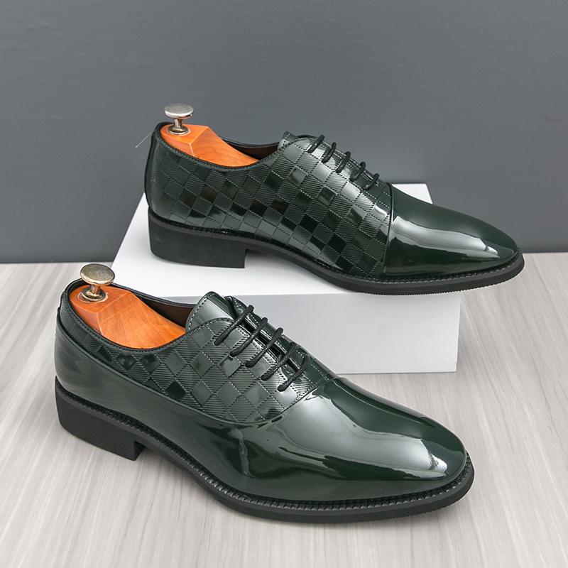 Fashion Business Men Formal Shoes Men Casual Comfortable Lace Up Fashionable Leather Shoes Wedding Banquet Shoes Sizes 38-46 Men Shoes