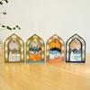 Hot Selling Eid Mubarak Wooden Festival Luminous Pendant LED Pendant Creative Home Gift Decoration Supplies