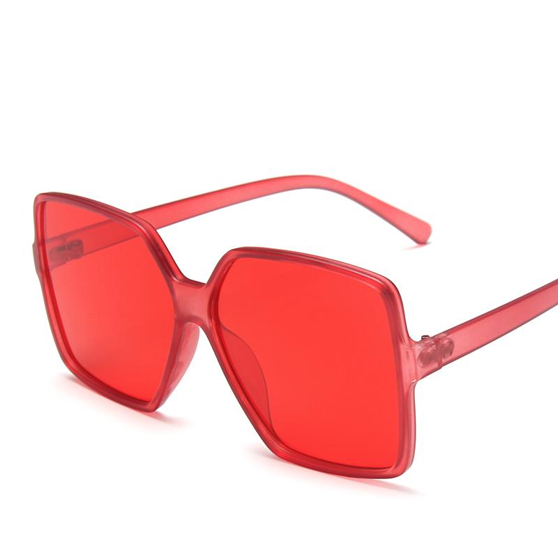 Square Retro Women Big Frame Sun Glasses Gradient Oversized Shades Sunglasses Best Fashion Sunglasses Suppliers Women Design