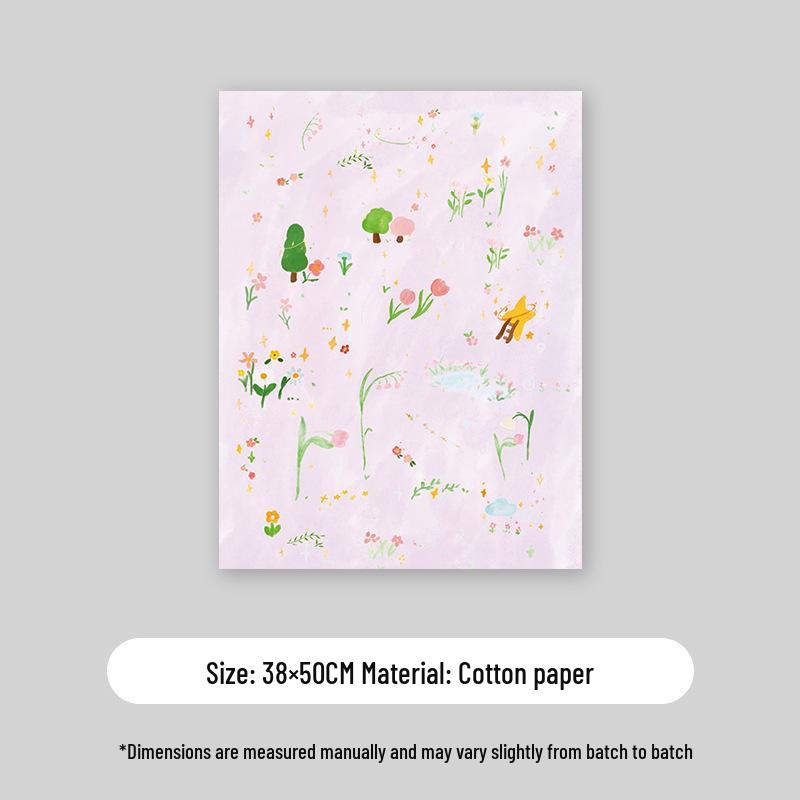 Kapok Handmade DIY Fresh Flower Wrapping Paper for Bouquets