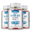 Capsule molli di olio di krill ad alta purezza, contenenti Omega-3, EPA, DHA e astaxantina, adatte sia per uomini che per donne.