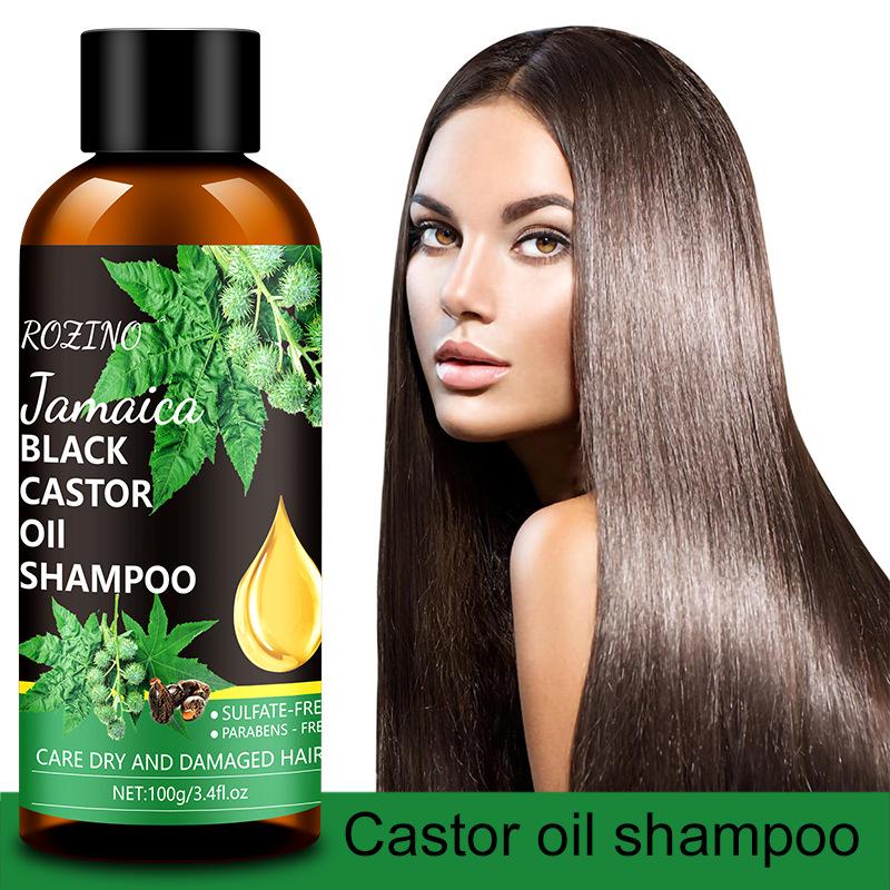 Castor Oil Essence Głęboko oczyszczający szampon przeciwłupieżowy przeciwświądowy o długotrwałym zapachu