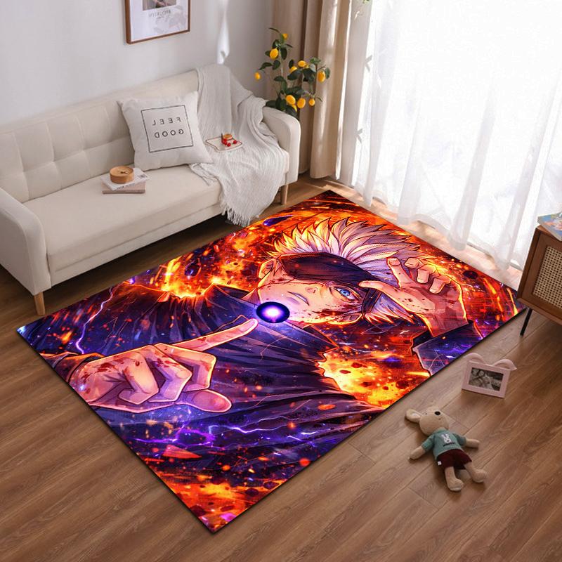 

Jujutsu Kaisen Spellcasting Character Printed Flannel Non-Slip Carpet Home Decor Suitable for Living Room and Bedroom 40x60cm( 15x23in )