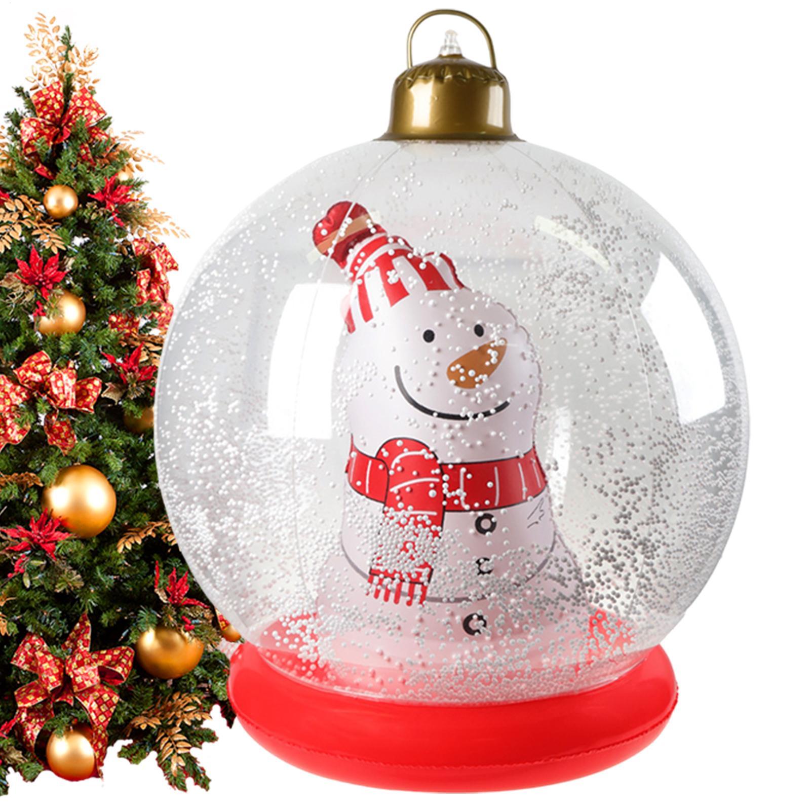 

Надувные Рождественские Украшения Надувные Шары Украшения Снеговик Внутри Светящиеся Праздничные Украшения Для Уличного Двора Сада CN